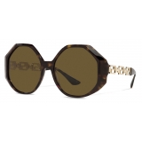 Versace - Occhiale da Sole Greca - Havana - Occhiali da Sole - Versace Eyewear