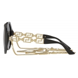 Versace - Occhiale da Sole Greca - Nero - Occhiali da Sole - Versace Eyewear