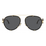 Versace - Sunglasses Vintage Icon Pilot Clip-On - Black Gold - Sunglasses - Versace Eyewear