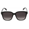 Alexander McQueen - Occhiali da Sole Quadrati McQueen Graffiti - Nero Bianco - Alexander McQueen Eyewear