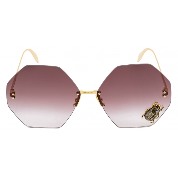 alexander mcqueen rimless sunglasses