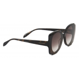 Alexander McQueen - Outstanding Lenses Sunglasses - Dark Havana - Alexander McQueen Eyewear