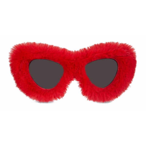 Balenciaga - Fluffy Cat Fashion Accessory - Red - Sunglasses - Balenciaga Eyewear