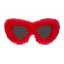 Balenciaga - Accessorio Fashion Fluffy Cat - Rosso - Occhiali da Sole - Balenciaga Eyewear