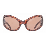 Balenciaga - Nevermind Cat Sunglasses - Dark Havana - Sunglasses - Balenciaga Eyewear