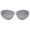 Balenciaga - Swift Round Sunglasses - Silver - Sunglasses - Balenciaga Eyewear