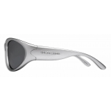 Balenciaga - Swift Round Sunglasses - Silver - Sunglasses - Balenciaga Eyewear