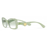 Dolce & Gabbana - Occhiale da Sole Cuore - Verde - Dolce & Gabbana Eyewear