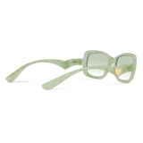 Dolce & Gabbana - Occhiale da Sole Cuore - Verde - Dolce & Gabbana Eyewear