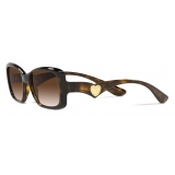 Dolce & Gabbana - Occhiale da Sole Cuore - Avana - Dolce & Gabbana Eyewear