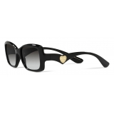 Dolce & Gabbana - Occhiale da Sole Cuore - Nero - Dolce & Gabbana Eyewear