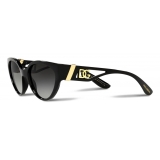 Dolce & Gabbana - DG Crossed Sunglasses - Black - Dolce & Gabbana Eyewear