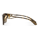 Dolce & Gabbana - DG Crossed Sunglasses - Havana - Dolce & Gabbana Eyewear