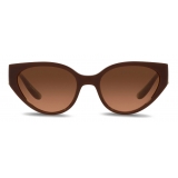 Dolce & Gabbana - DG Crossed Sunglasses - Amber - Dolce & Gabbana Eyewear