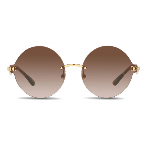 Dolce & Gabbana - DG Pin Sunglasses - Gold - Dolce & Gabbana Eyewear