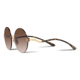 Dolce & Gabbana - DG Pin Sunglasses - Gold - Dolce & Gabbana Eyewear