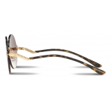 Dolce & Gabbana - DG Pin Sunglasses - Gold - Dolce & Gabbana Eyewear