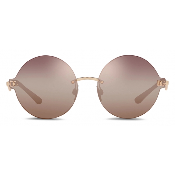 Dolce & Gabbana - DG Pin Sunglasses - Pink Gold - Dolce & Gabbana Eyewear