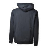 Woolrich - Hooded Sweatshirt with Logo - Blue - Luxury Exclusive Collection