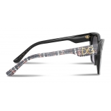 Dolce & Gabbana - Occhiale da Sole Print Family - Stampa Tweed - Dolce & Gabbana Eyewear