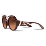 Dolce & Gabbana - DG Crossed Sunglasses - Amber - Dolce & Gabbana Eyewear