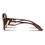 Dolce & Gabbana - DG Crossed Sunglasses - Amber - Dolce & Gabbana Eyewear