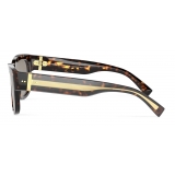 Dolce & Gabbana - Gros Grain Sunglasses - Havana - Dolce & Gabbana Eyewear