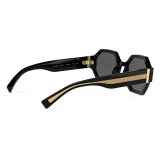 Dolce & Gabbana - Gros Grain Sunglasses - Black - Dolce & Gabbana Eyewear