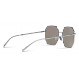 Dolce & Gabbana - Sartoriale Swagging Sunglasses - Silver - Dolce & Gabbana Eyewear