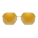 Dolce & Gabbana - Sartoriale Swagging Sunglasses - Gold - Dolce & Gabbana Eyewear