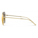 Dolce & Gabbana - Sartoriale Swagging Sunglasses - Gold - Dolce & Gabbana Eyewear