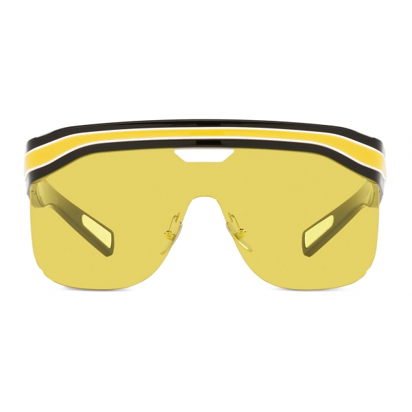 Dolce & Gabbana - Occhiale da Sole Street Sporty - Nero Giallo - Dolce & Gabbana Eyewear