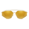 Dolce & Gabbana - Occhiale da Sole Sartoriale Swagging - Oro - Dolce & Gabbana Eyewear