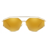 Dolce & Gabbana - Occhiale da Sole Sartoriale Swagging - Oro - Dolce & Gabbana Eyewear