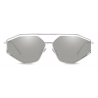 Dolce & Gabbana - Occhiale da Sole Sartoriale Swagging - Argento - Dolce & Gabbana Eyewear