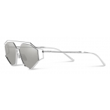 Dolce & Gabbana - Sartoriale Swagging Sunglasses - Silver - Dolce & Gabbana Eyewear