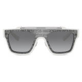 Dolce & Gabbana - Dna Graffiti Sunglasses - White Silver - Dolce & Gabbana Eyewear