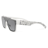 Dolce & Gabbana - Dna Graffiti Sunglasses - White Silver - Dolce & Gabbana Eyewear