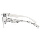 Dolce & Gabbana - Dna Graffiti Sunglasses - White Silver - Dolce & Gabbana Eyewear