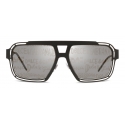 Dolce & Gabbana - Dna Graffiti Sunglasses - Black Silver - Dolce & Gabbana Eyewear