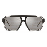 Dolce & Gabbana - Dna Graffiti Sunglasses - Black Silver - Dolce & Gabbana Eyewear