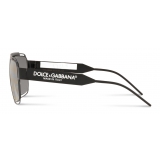 Dolce & Gabbana - Dna Graffiti Sunglasses - Black Silver - Dolce & Gabbana Eyewear