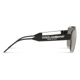 Dolce & Gabbana - Dna Graffiti Sunglasses - Black Silver - Dolce & Gabbana Eyewear