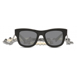 Dolce & Gabbana - Occhiale da Sole DG Crossed - Nero - Dolce & Gabbana Eyewear