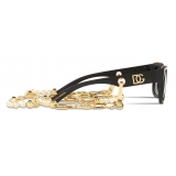 Dolce & Gabbana - DG Crossed Sunglasses - Black - Dolce & Gabbana Eyewear