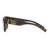 Dolce & Gabbana - DG Crossed Sunglasses - Havana - Dolce & Gabbana Eyewear