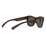 Dolce & Gabbana - DG Crossed Sunglasses - Havana - Dolce & Gabbana Eyewear