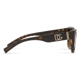 Dolce & Gabbana - DG Crossed Sunglasses - Havana - Dolce & Gabbana Eyewear