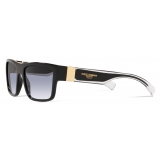 Dolce & Gabbana - Occhiale da Sole Step Injection - Nero - Dolce & Gabbana Eyewear