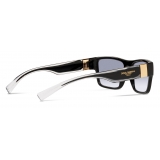 Dolce & Gabbana - Occhiale da Sole Step Injection - Nero - Dolce & Gabbana Eyewear